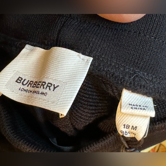 NWT Burberry Baby Boys Nolan Tapered Jogger Pants - Picture 4 of 7